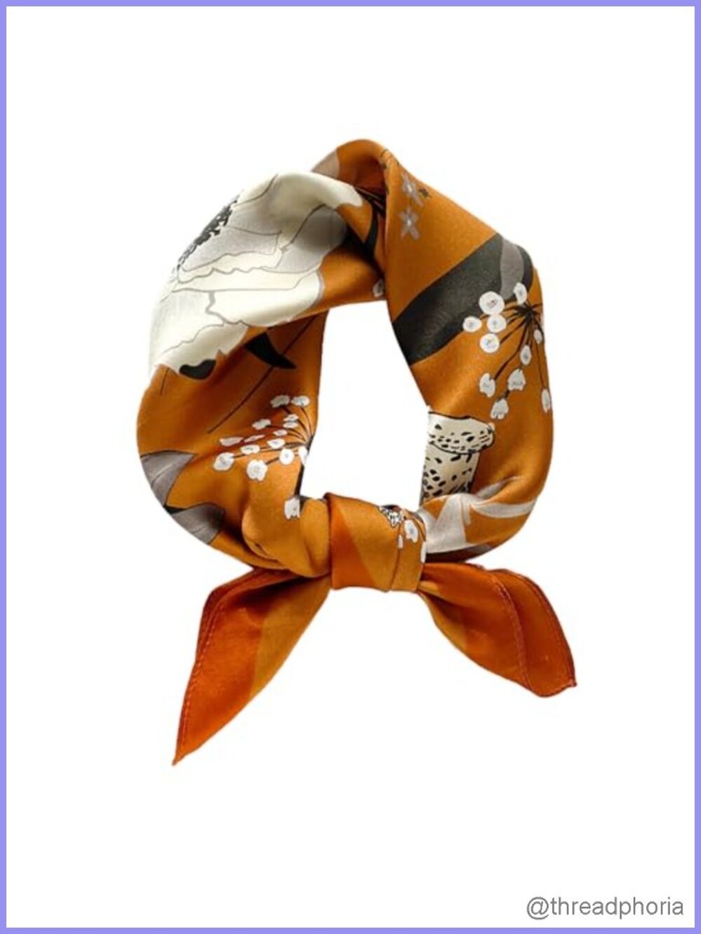 Mulberry Silk Scarf 21x21 Small Square Women's Fashion Scarf